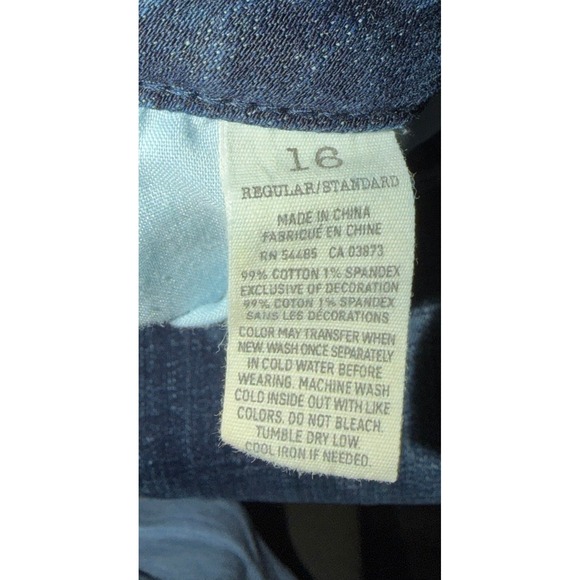 American Eagle Super Stretch Jeans Size 16 Y2K Bootcut Denim Casual - Picture 5 of 7